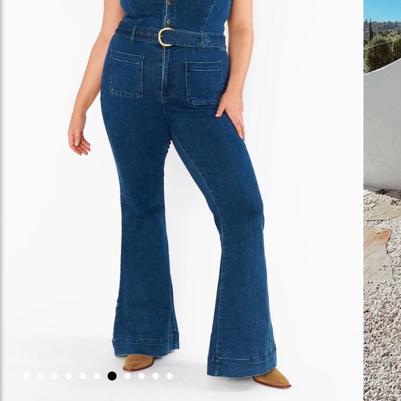 Show Me Your MuMu Blue Denim Jumpsuit - Picture 8 of 10